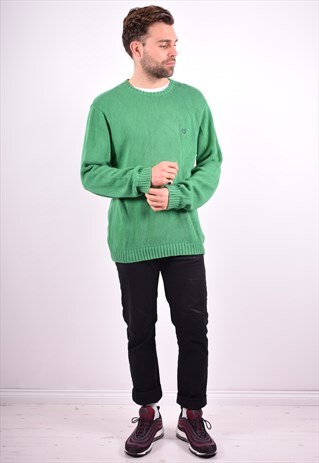 CHAPS RALPH LAUREN MENS VINTAGE JUMPER SWEATER MEDIUM 90'S