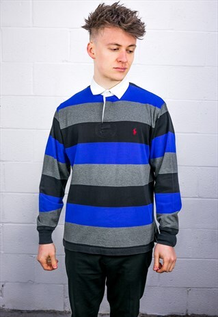 VINTAGE RALPH LAUREN RUGBY POLO SHIRT