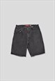 Vintage 90s Levi's SilverTab Baggy Denim Shorts in Black