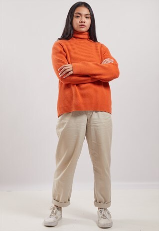 VINTAGE RALPH LAUREN ROLL-NECK JUMPER