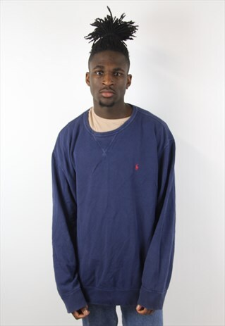 VINTAGE POLO RALPH LAUREN NAVY SWEATSHIRT