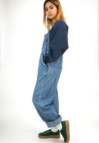 VINTAGE 90'S DENIM DUNGAREES