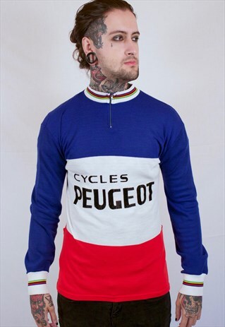 VINTAGE PEUGOT CYCLING JERSEY