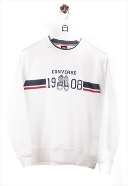 Vintage Converse  Sweater 1908 Print White