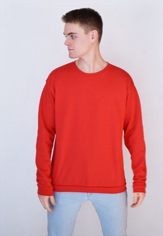 RED ESSENTIAL SWEATSHIRT