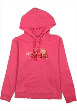 Vintage 90's The North Face Hoodie Pullover Spellout Pink