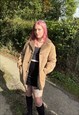 VINTAGE GORGEOUS 80S SUEDE SHEARLING WINTER COAT