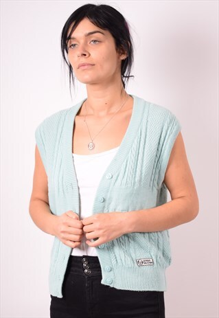 SERGIO TACCHINI WOMENS VINTAGE CARDIGAN SWEATER MEDIUM 90S