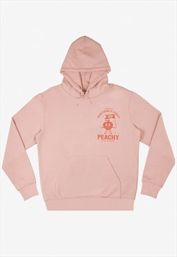 Everything Is Peachy Unisex Vintage Style Graphic Hoodie in 