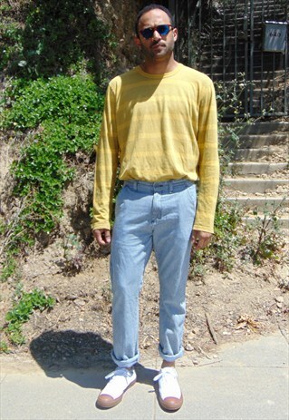 DICKIES 90S WORKWEAR SKATER HICKORY STRIPE CARPENTER JEANS