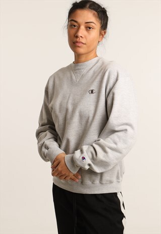VINTAGE CHAMPION EMBROIDERED LOGO SWEATSHIRT