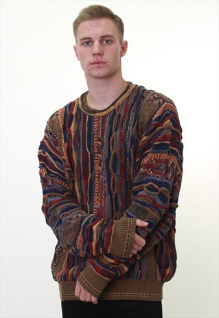 VINTAGE J. FERRAR 'COOGI STYLE' 3D KNIT JUMPER
