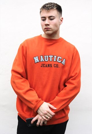 ORANGE NAUTICA SWEATSHIRT