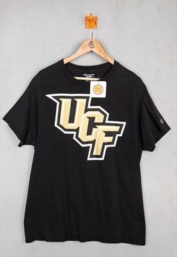 Champion Uni Of Central Florida T-Shirt Black Medium