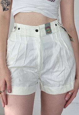 Vintage 80s Tennis Shorts Sports Pleated Deadstock