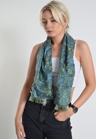 VINTAGE 70'S MOD PAISLEY SCARF