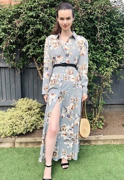 Floral print Maxi dress Oversize