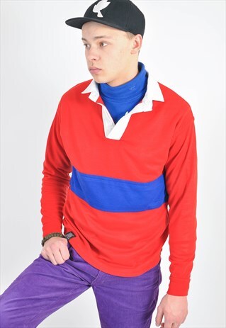 VINTAGE 90'S LONG SLEEVE POLO SHIRT