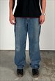 Vintage Carhartt Carpenter Pants Men's Dark Blue