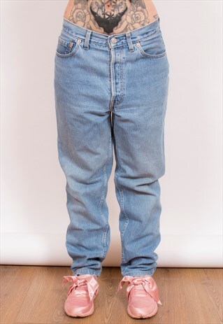 LEVI 901 LIGHT BLUE DENIM JEANS