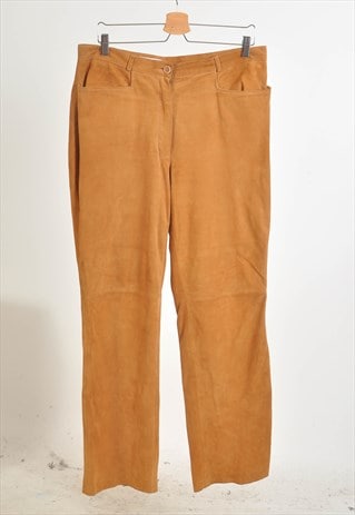 VINTAGE 00S SUEDE LEATHER TROUSERS