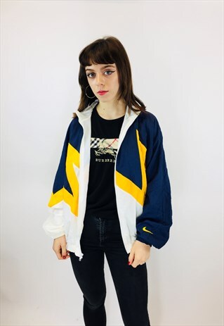 VINTAGE NIKE FESTIVAL 80S RAVE WINDBREAKER JACKET