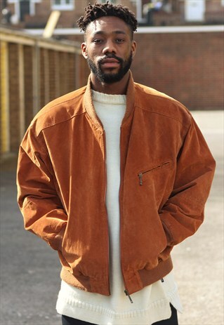 VINTAGE // 70'S // SUEDE LEATHER BOMBER JACKET