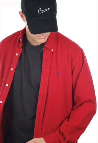 VINTAGE RALPH LAUREN COTTON LONG SLEEVE SHIRT