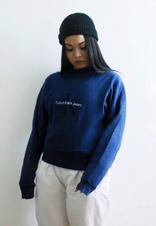 VINTAGE CALVIN KLEIN LOGO SWEATSHIRT