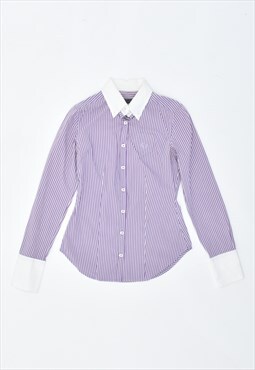 Vintage 90's Fred Perry Shirt Stripes Purple