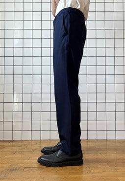 Vintage PRADA Pants Trousers Suit Navy Blue 