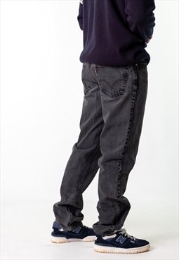 Dark Grey 90s Levi's 550s Cargo Skater Trousers Pants Jeans