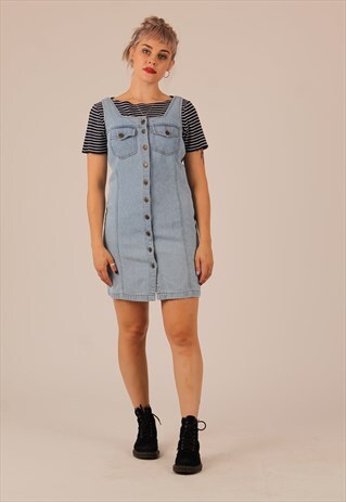 90S DENIM MINI DRESS