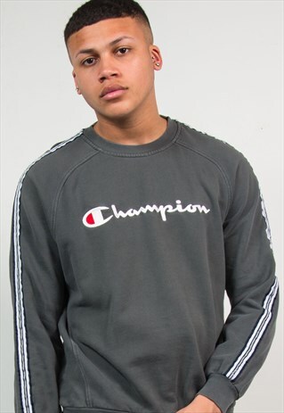 VINTAGE CHAMPION SWEATSHIRT SPELLOUT SWEATER