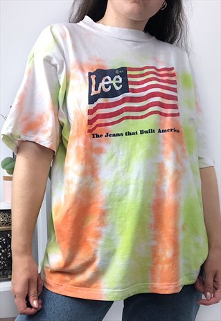 90S LEE REWORKED TIE DYE T-SHIRT