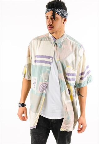 VINTAGE PATTERN SHIRT PSAW202D