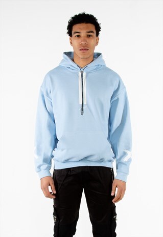 LOUD PASTEL BLUE OVERSIZED HOODIE