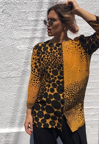 MUSTARD VINTAGE BLOUSE