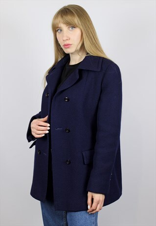WOMENS VINTAGE AQUASCUTUM DOUBLE-BREASTED COAT
