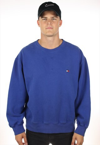 VINTAGE TOMMY HILFIGER SMALL LOGO SWEATSHIRT JUMPER