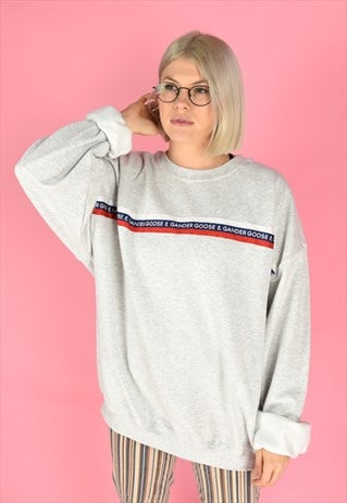 G&G UNISEX ASH RWB RIBBON SWEAT
