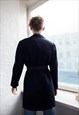 VINTAGE 80'S NAVY BELTED COAT