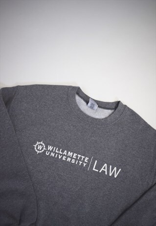 VINTAGE 90S GILDAN GREY SWEATSHIRT