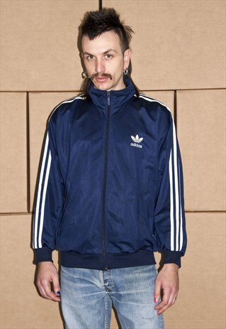VINTAGE 90S ADIDAS SPORT TRACKSUIT TOP JACKET