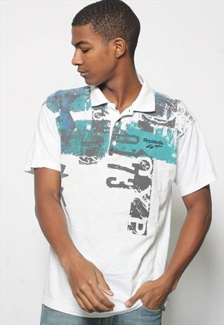 VINTAGE REEBOK POLO T-SHIRT