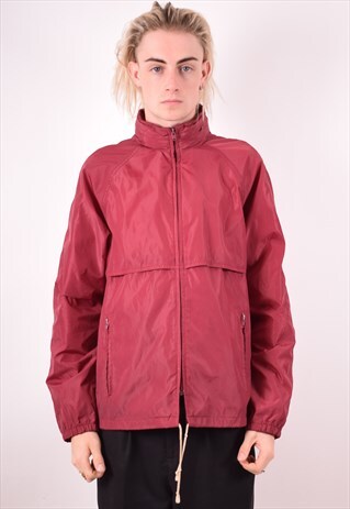EDDIE BAUER MENS VINTAGE JACKET MEDIUM MAROON 90S
