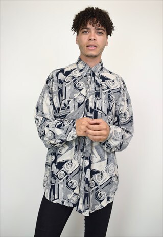 VINTAGE 90'S PATTERNED SHIRT