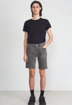 Vintage Grey LEVI'S 501 Fit Denim Shorts