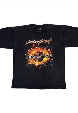 Judas Priest Demolition Black Vintage T-Shirt (2001) L/XL