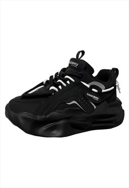 Futuristic sneakers chunky sole trainers platform shoes